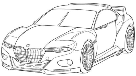 Cool BMW coloring page - Download, Print or Color Online for Free