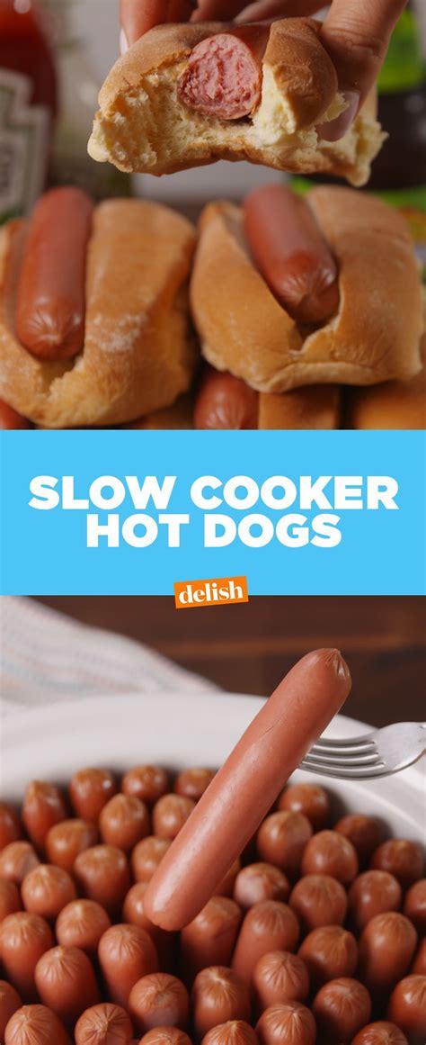 Crock Pot Hot Dogs | Recipe | Hot dog recipes, Food for a crowd, Dog ...