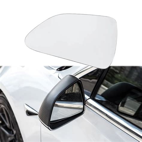 Side Rearview Mirror Blue Glass Lens For Tesla Model 3 Accessories Car Left Right Side Mirror ...