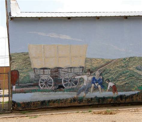 Dimmitt Texas Painted History Wall Murals.