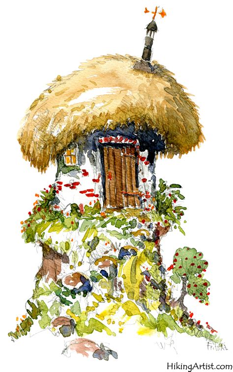 Fairy House Drawing at GetDrawings | Free download