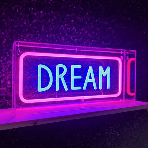 Neon slogan sign for sale | Bespoke neon lights from Neon Works | Dream ...