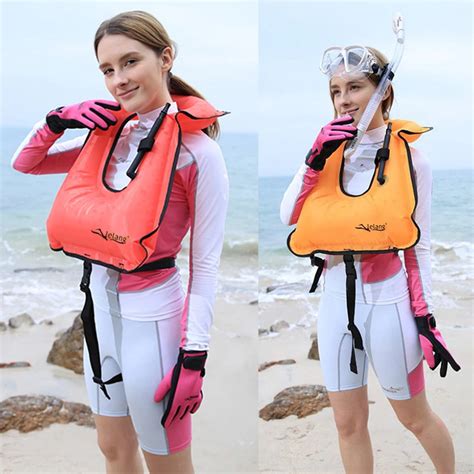 Lelang adult life vest inflatable snorkeling vest submersible life vest-in Life Vest from Sports ...