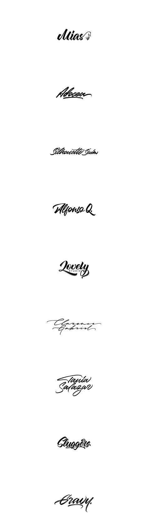 Calligraphy Logotypes & Signatures on Behance