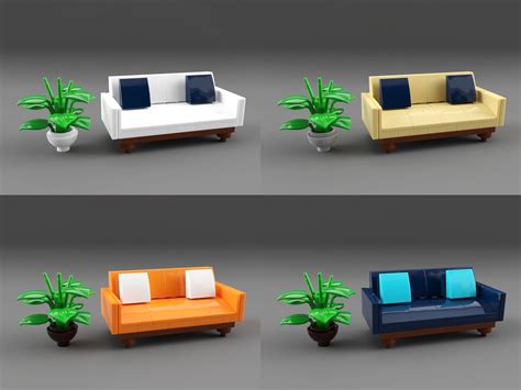 Couch | I needed a couch for my next project so I created th… | Flickr Lego Furniture, Minecraft ...