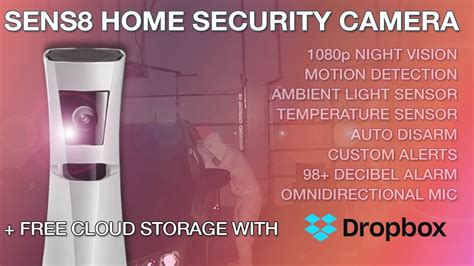 SENS8 Home Security Camera - with FREE Cloud Storage - YouTube