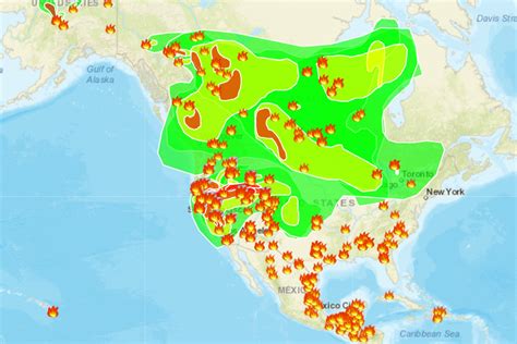 The Big Wobble : American inferno: 90 wildfires from Texas to Oregon as ...