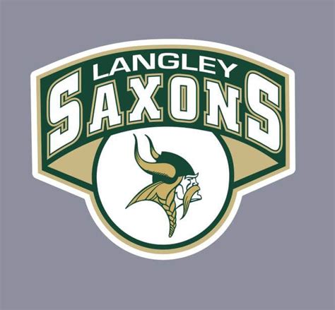 Langley Saxons Car Magnet - Langley Boosters