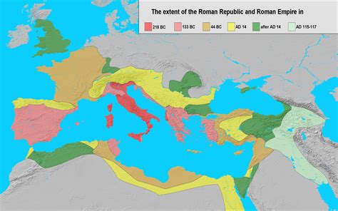 Roman Republic Map 100 Bc