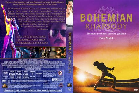 Bohemian Rhapsody (2018) R1 Custom DVD Cover & Label - DVDcover.Com