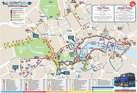 London Attractions Map | FREE PDF Tourist City Tours Map London 2024