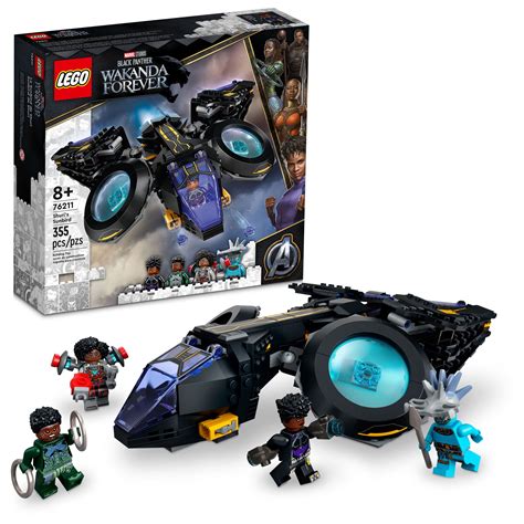 Buy LEGO Marvel Black Panther: Wakanda Forever Shuri's Sunbird 76211 Building Toy Set (355 ...