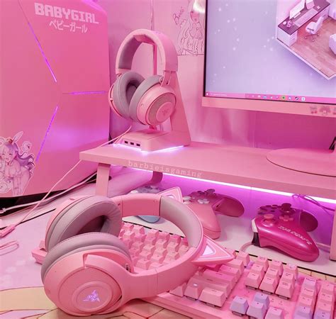 Wanted to share my kawaii pink setup! 💗🌸 : Kawaii