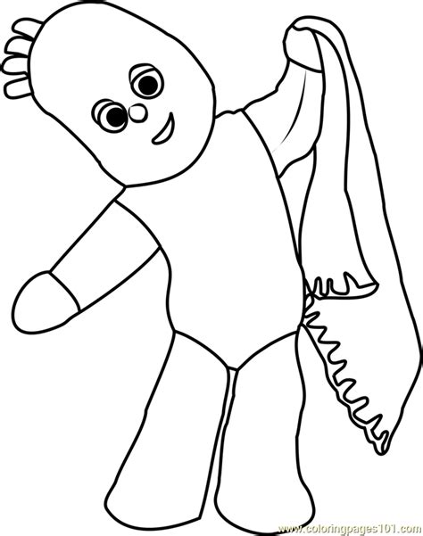 Igglepiggle Coloring Page for Kids - Free In the Night Garden Printable ...