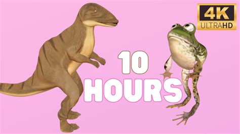 Dinosaur and Frog Dancing 10 Hours - YouTube