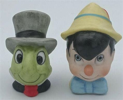 Grolier The Disney Collection 1988 Miniature Character Head Figurines ...