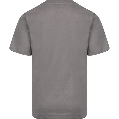 BOSS Logo T-Shirt in Grey | BAMBINIFASHION.COM