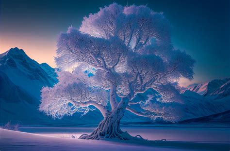 Iced Tree by dragonlayd on DeviantArt