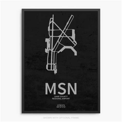 MSN Airport Poster – Airport Decor