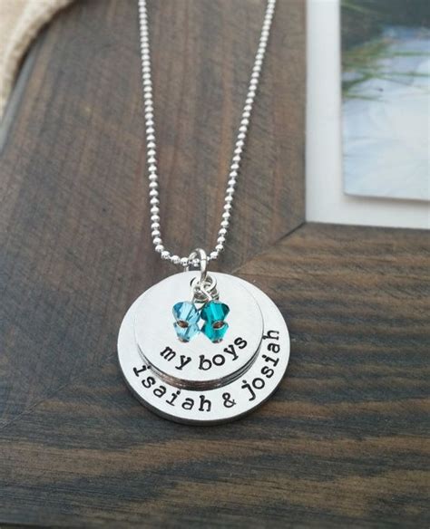 My Boys Necklace // Personalized Necklace with Kids Names and ...