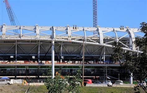 LA Rams Stadium Construction Site Editorial Photography - Image of ...