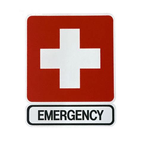 Emergency Sign at Rs 225 /unit | Emergency Signs | ID: 7787561948