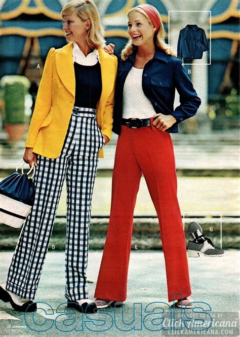 Retro pants - 70s fashion for women from the 1973 JC Penney Catalog ...