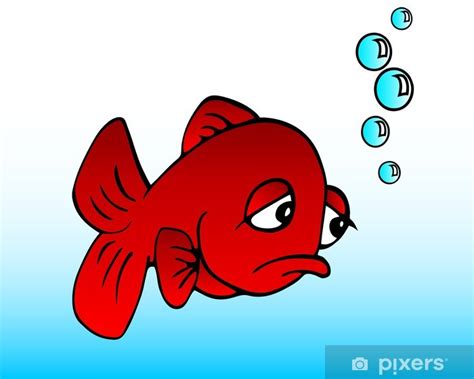 Wall Mural sad fish - PIXERS.NET.AU