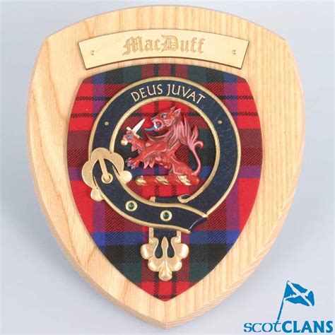 MacDuff Clan Crest Wall Plaque | Wall plaques, Scottish gifts, Clan