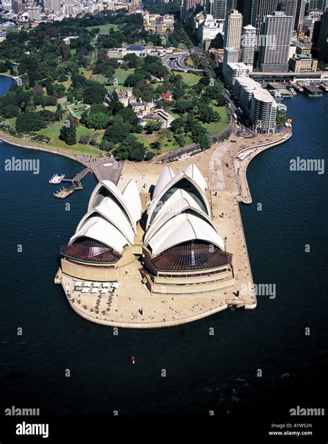 Aerial view of Sydney Opera House Sydney Australia Stock Photo - Alamy