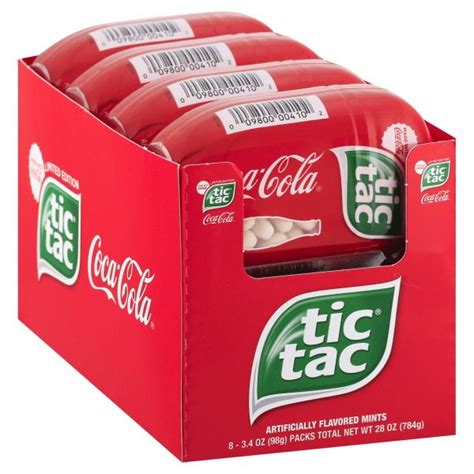 LIMITED EDITION TIC TAC COCA COLA 3.4 OZ 8 COUNT - Walmart.com