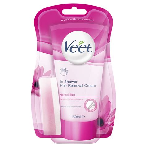 Veet In-Shower Hair Removal Cream for Normal Skin 150ml | Wilko