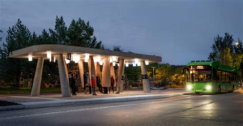 Bus stop nominated for international design award - Smart City Sweden