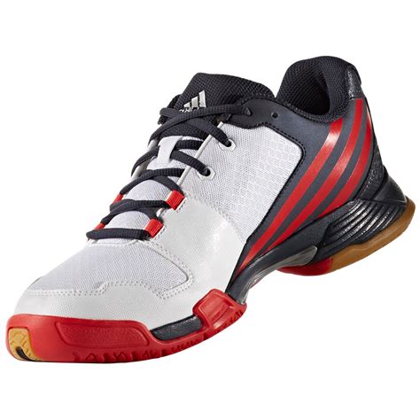 Adidas Mens Volley Team 4 Indoor Shoes - White - Tennisnuts.com