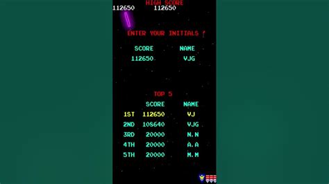 Remember The Galaga High Score Screen? 💎🔥 - YouTube