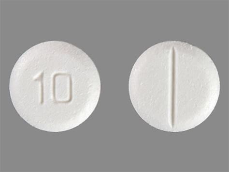 10 Pill White Round - Pill Identifier