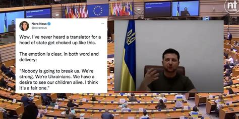 President Zelenskyy's speeches keep bringing translators to tears - Upworthy