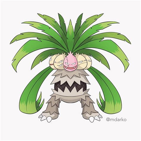 Mega Exeggutor by artofmarco on DeviantArt | Pikachu art, Pokemon drawings, Deviantart pokemon