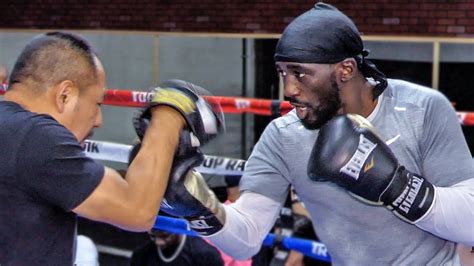 Terence Crawford (TRAINING CAMP) - FULL MEDIA WORKOUT • Crawford vs ...