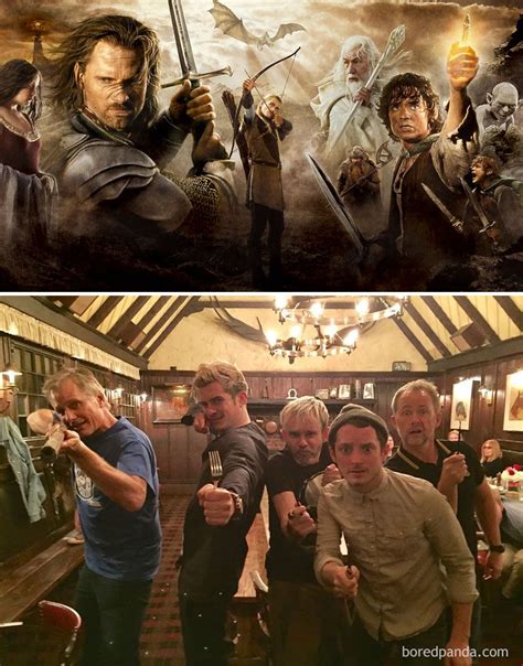 48 Famous Cast Reunions That Will Make You Feel Old | Lord of the rings, The hobbit, Lotr funny