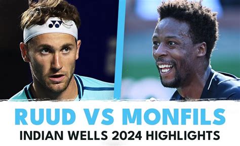 Casper Ruud Battles Gaël Monfils! | Indian Wells 2024 Highlights - VCP Tennis