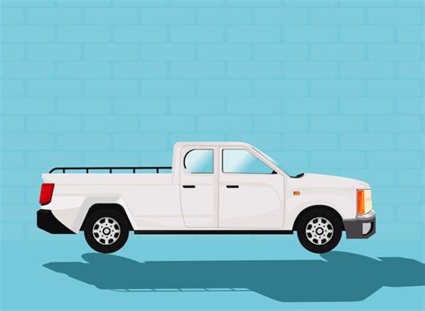 Premium Vector | Mockup truck poster