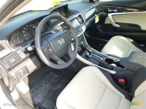 Ivory Interior 2014 Honda Accord EX-L V6 Coupe Photo #86352418 ...