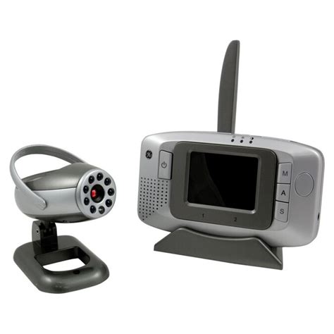 GE Wireless Security Camera with Handheld LCD, Color and Night Vision in the Photocells ...