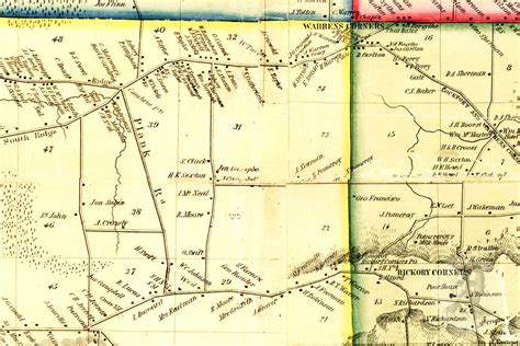 Vintage Niagara County Map 1852 Old Map of Niagara County | Etsy