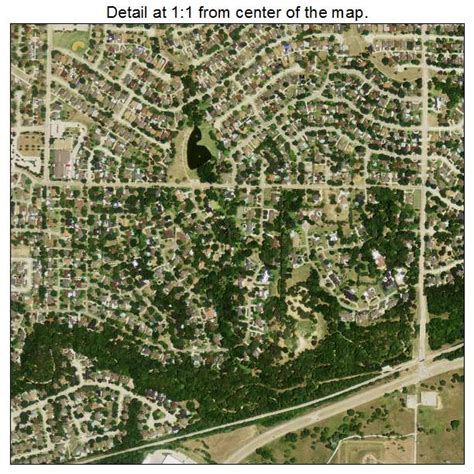 Aerial Photography Map of Coppell, TX Texas