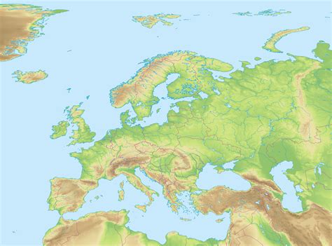 Europe map 3D Model OBJ 3DS FBX MTL X3D | CGTrader.com