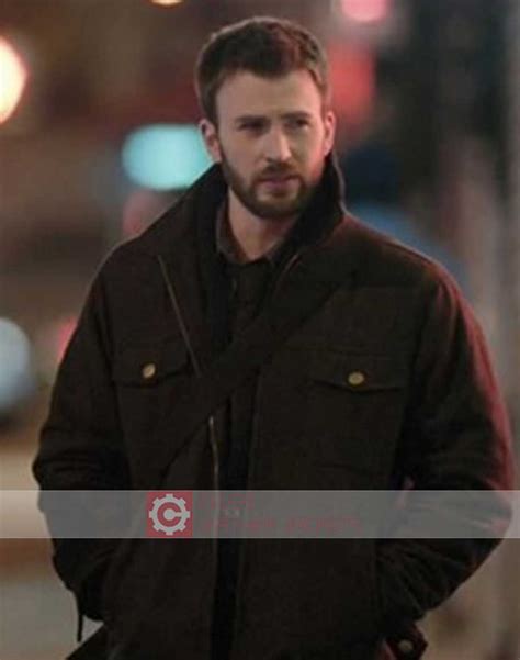 Chris Evans Black Jacket | Nick Vaughan Jacket Before We Go