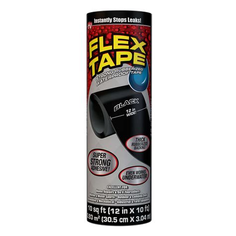 FLEX SEAL Family of Products FLEX TAPE 12 inch W X 10 foot L Black Waterproof Repair Tape - Ace ...