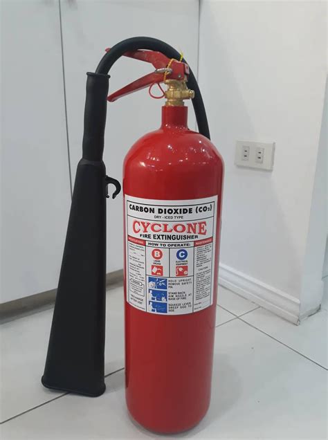 Fire Extinguisher CO2 10lbs Fire Extinguisher 10 lbs Carbon Dioxide CYCLONE Brand | Lazada PH